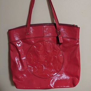 Coach Pink Tote Bag